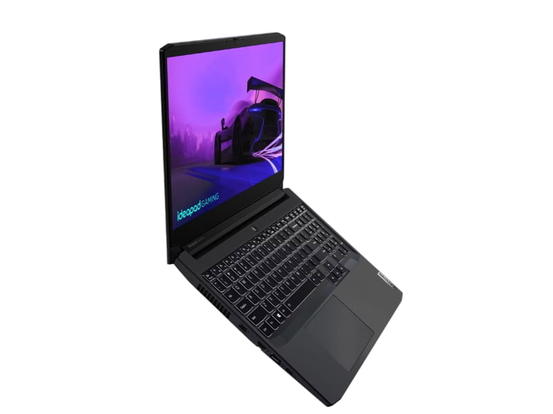 Lenovo IdeaPad Gaming 3 15IHU6 82K1 - Diseño de bisagra en 180 grados - Intel Core i5 11320H / 3.2 GHz - Win 11 Home - GF RTX 3050 - 8 GB RAM - 512 GB SSD NVMe - 15.6" IPS 1920 x 1080 (Full HD) @ 120 Hz - Wi-Fi 6 - negro sombra - kbd: español (Latinoamérica) – 82K100XXGJ - Imagen 3