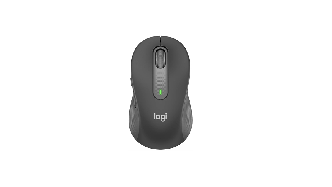 Logitech Signature M650 L – Ratón – tamaño completo – diestro – inalámbrico – Bluetooth, 2.4 GHz – receptor de USB Logitech Logi Bolt – grafito