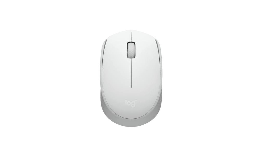 Logitech M170 Wireless Mouse, Ambidextrous, Off-white - Ratón - diestro y zurdo