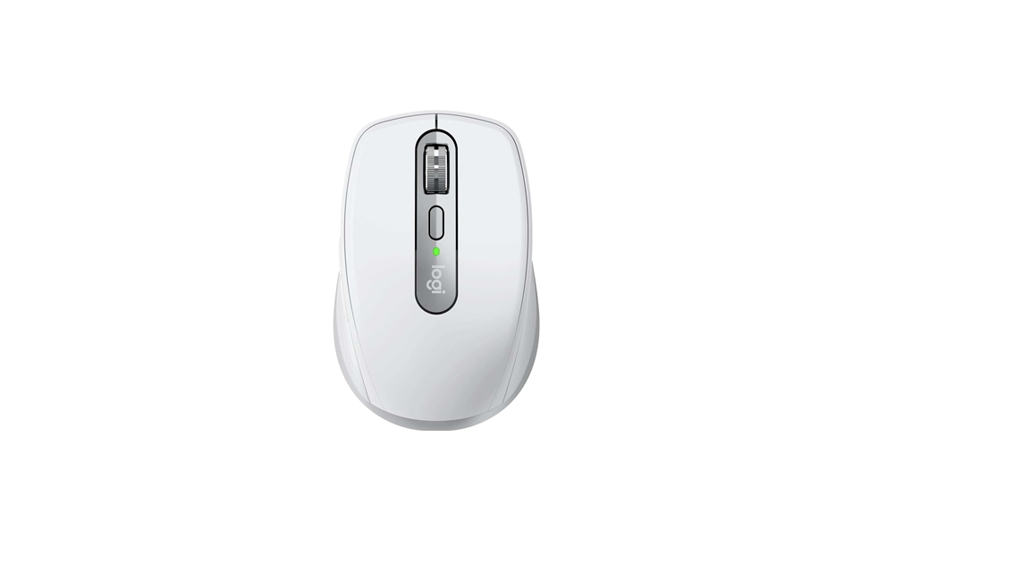 Logitech MX Anywhere 3S – Ratón – óptico – 6 botones – inalámbrico – Bluetooth – receptor de USB Logitech Logi Bolt – gris pálido