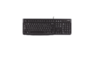 Logitech K120 – Teclado – USB – inglés – negro