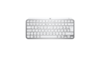 Logitech MX Keys Mini – Teclado – Inalámbrico – Español – USB / Bluetooth 5.0 / Bluetooth – Ergonomic Design – Gris pálido