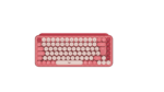 Logitech POP Keys - Teclado Compacto, Mecánico, Inalámbrico, Bluetooth, Español, Heartbreaker Rose