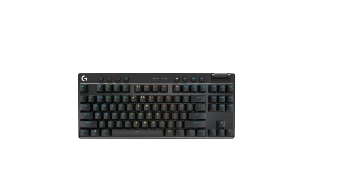 Logitech G PRO X TKL LIGHTSPEED Wireless Gaming Keyboard, Tactile Switches (GX Brown), Black