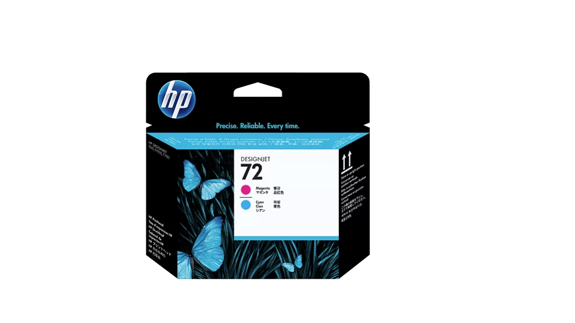 HP 72 – Cián, magenta – cabezal de impresión