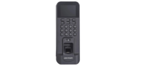 Hikvision Pro Series DS-K1T804AMF – Terminal de control de acceso con lector de huellas dactilares – cableado – Wi-Fi – 10/100 Ethernet – negro