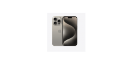 Apple iPhone 15 Pro – Smartphone – iOS – Natural Titanium – Touch