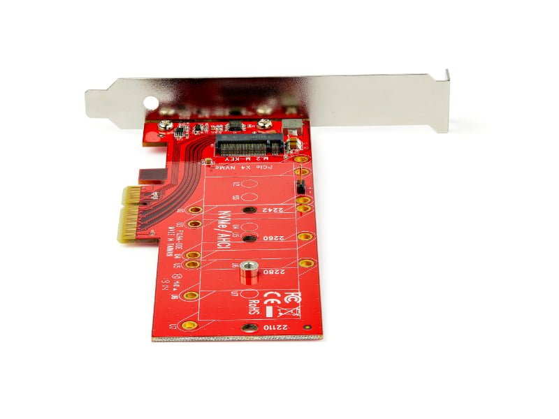 StarTech.com Adaptador de SSD M2 a PCIe - Conversor NVMe / AHCI / NGFF / M-Key a PCIe 3.0 x4 - Perfil Bajo o Completo - Adaptador PCI Express a SSD M.2 – PEX4M2E1 - Imagen 2