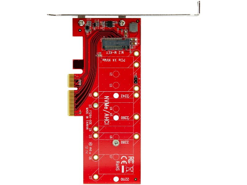 StarTech.com Adaptador de SSD M2 a PCIe - Conversor NVMe / AHCI / NGFF / M-Key a PCIe 3.0 x4 - Perfil Bajo o Completo - Adaptador PCI Express a SSD M.2 – PEX4M2E1 - Imagen 3