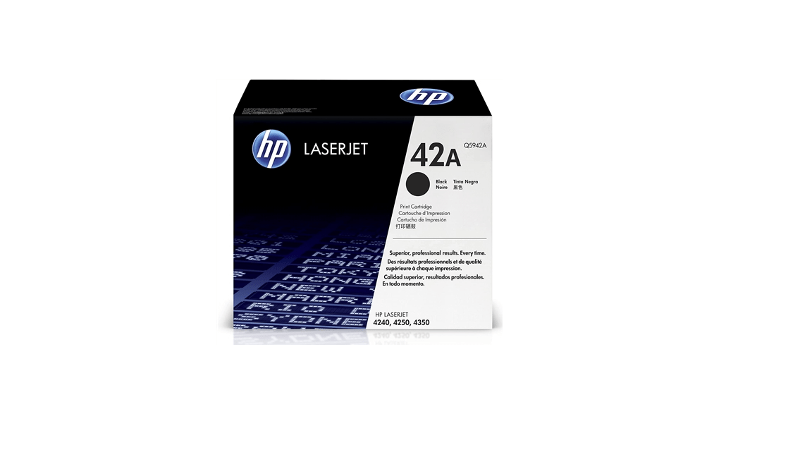 HP 42A – Negro – original – LaserJet – cartucho de tóner (Q5942A)