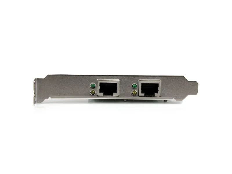 StarTech.com Adaptador Tarjeta de Red NIC PCI Express PCI-E de 2 Puertos Ethernet Gigabit - 2x RJ45 Hembra - Adaptador de red - PCIe perfil bajo - Gigabit Ethernet x 2 - para P/N: ET91000SM10, ET91000SM20 – ST1000SPEXD4 - Imagen 2