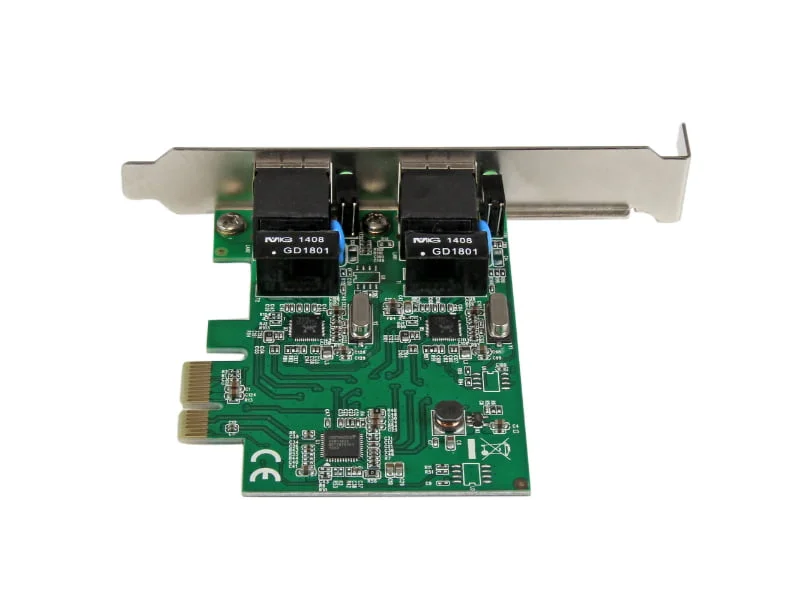 StarTech.com Adaptador Tarjeta de Red NIC PCI Express PCI-E de 2 Puertos Ethernet Gigabit - 2x RJ45 Hembra - Adaptador de red - PCIe perfil bajo - Gigabit Ethernet x 2 - para P/N: ET91000SM10, ET91000SM20 – ST1000SPEXD4 - Imagen 4