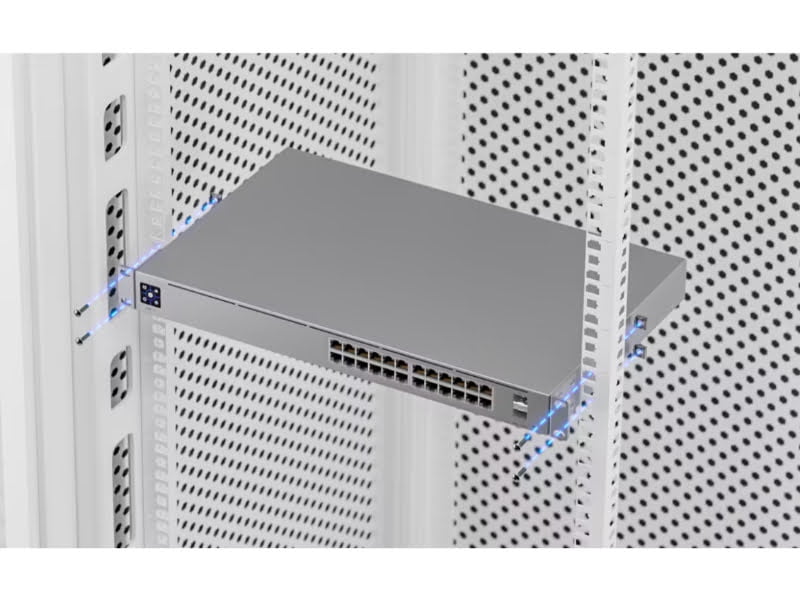 Ubiquiti UniFi Switch USW-Pro-24-POE - Conmutador - Gestionado - 24 x 10/100/1000 (16 PoE+, 8 PoE++) + 2 x 10 Gigabit SFP+ (enlace de subida) - sobremesa, montaje en rack - PoE++ (400 W) – USW-Pro-24-POE - Imagen 4