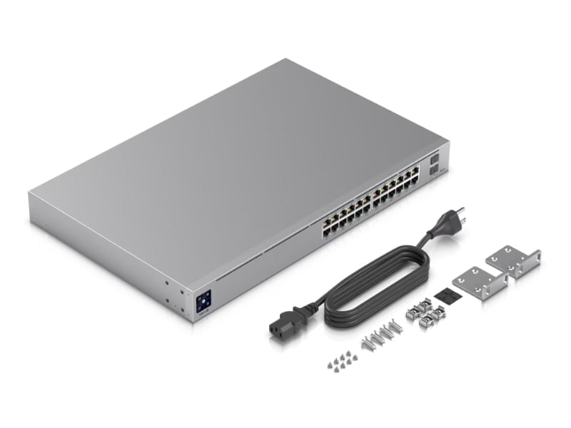 Ubiquiti UniFi Switch USW-Pro-24-POE - Conmutador - Gestionado - 24 x 10/100/1000 (16 PoE+, 8 PoE++) + 2 x 10 Gigabit SFP+ (enlace de subida) - sobremesa, montaje en rack - PoE++ (400 W) – USW-Pro-24-POE - Imagen 5