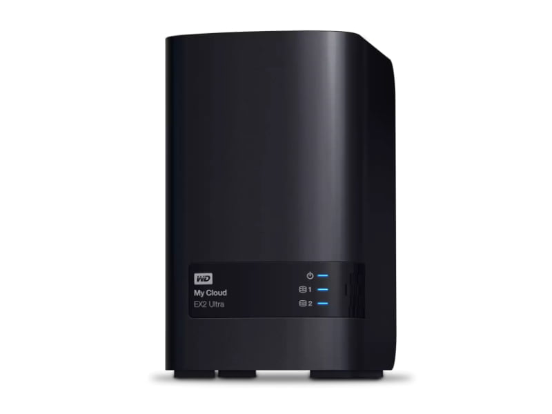 WD My Cloud EX2 Ultra WDBVBZ0000NCH - Dispositivo de almacenamiento en la nube personal - 2 compartimentos - RAID RAID 0, 1, JBOD - RAM 1 GB - Gigabit Ethernet - iSCSI soporta – WDBVBZ0000NCH-NESN - Imagen 2