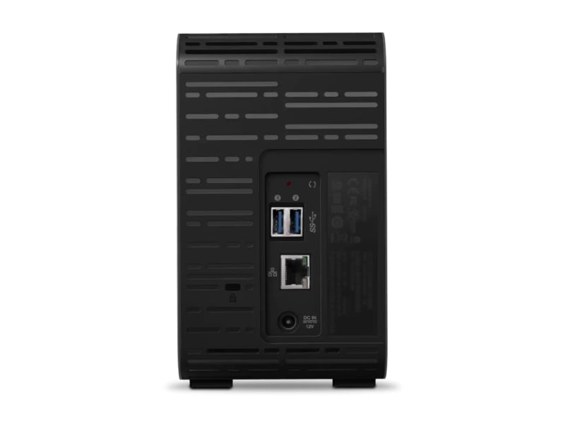 WD My Cloud EX2 Ultra WDBVBZ0000NCH - Dispositivo de almacenamiento en la nube personal - 2 compartimentos - RAID RAID 0, 1, JBOD - RAM 1 GB - Gigabit Ethernet - iSCSI soporta – WDBVBZ0000NCH-NESN - Imagen 3