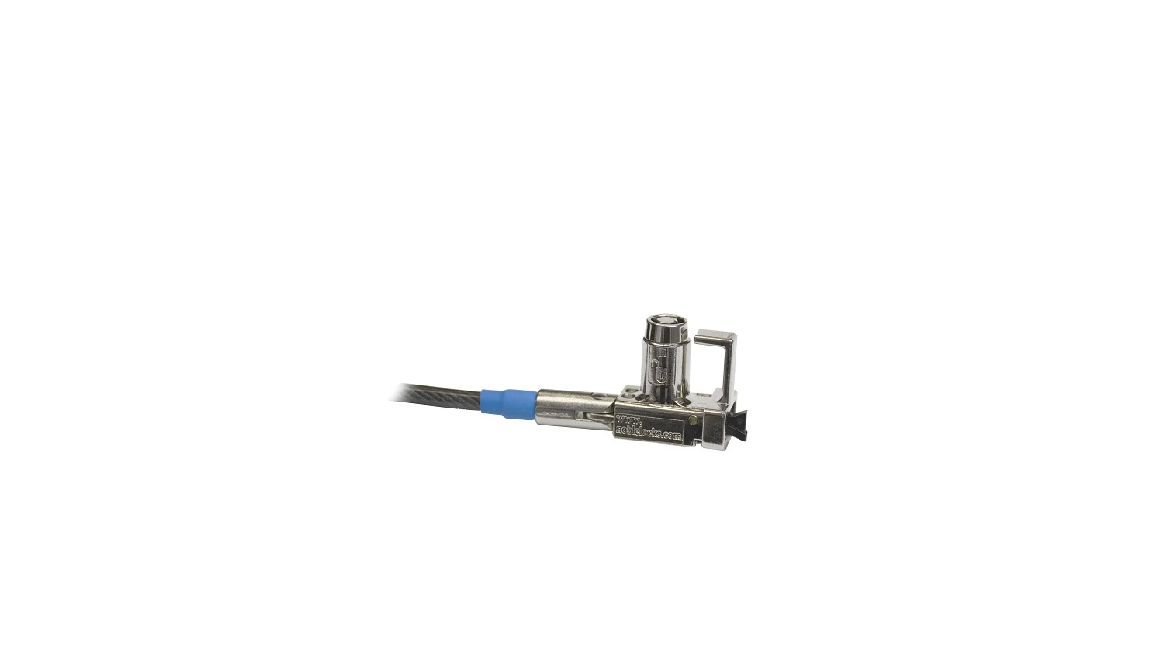 Noble Locks TZ04T Compact Wedge Lock with Barrel Key - Kit de bloqueo para portátiles - plata