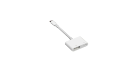 Apple Adaptador de conector Lightning a AV digital - Adaptador de Lightning a HDMI - Lightning macho a HDMI, Lightning hembra