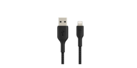 Belkin BOOST CHARGE - Cable Lightning - Lightning macho a USB macho - 1 m - negro – CAA002bt1MBK